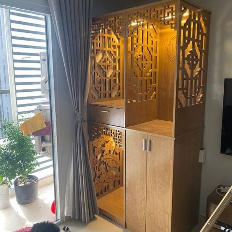  Tủ thờ 2 tầng MDF - MS036 