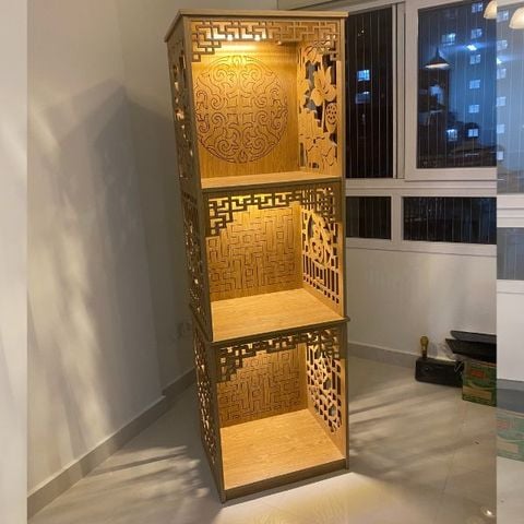  Tủ thờ 3 Tầng Gỗ MDF - MS025 