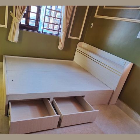  Giường Gỗ Công Nghiệp - GG01 