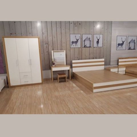  Giường Gỗ Công Nghiệp - GG05 