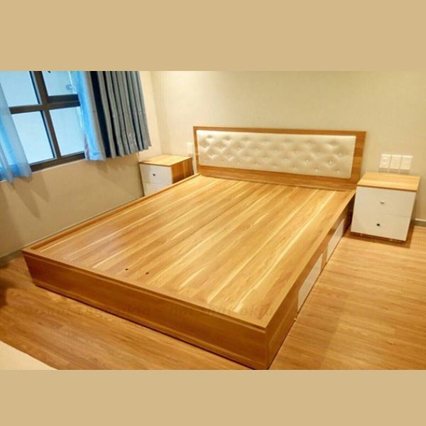 Giường Gỗ Công Nghiệp - GG07
