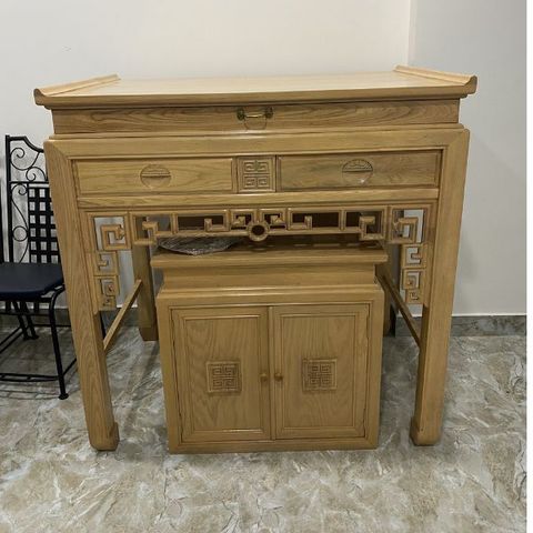  Bàn Thờ  Gia Tiên Gỗ Sồi -BT06 