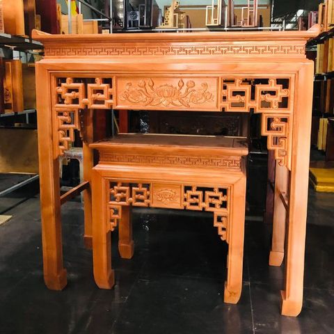  Bàn Thờ  Gia Tiên Gỗ Sồi -BT01 