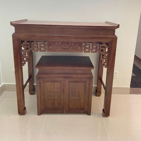  Bàn Thờ  Gia Tiên Gỗ Sồi -BT02 