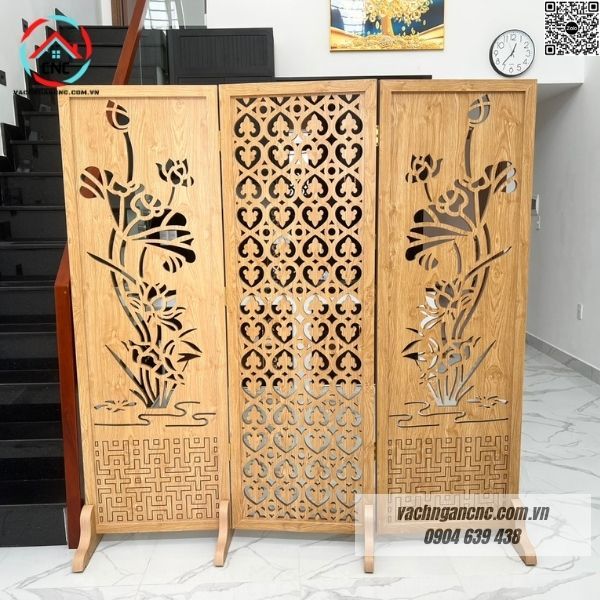Bình phong gỗ công nghiệp mdf- BP42