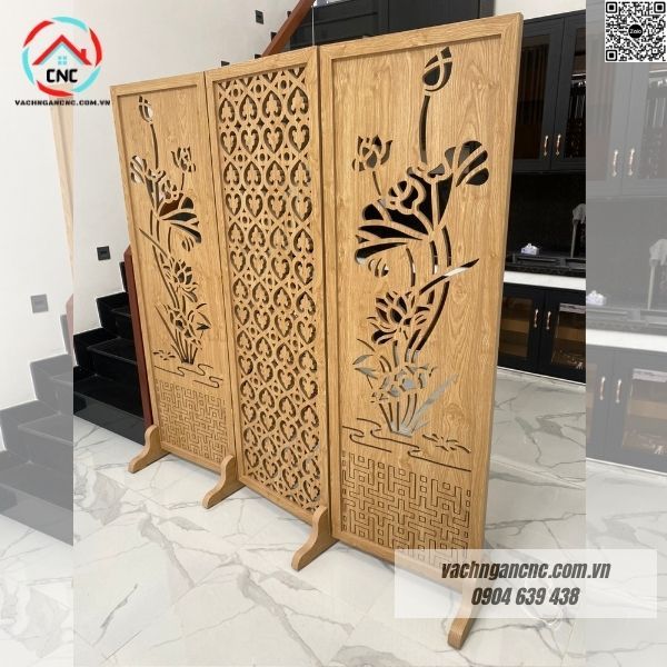 Bình phong gỗ công nghiệp mdf- BP42