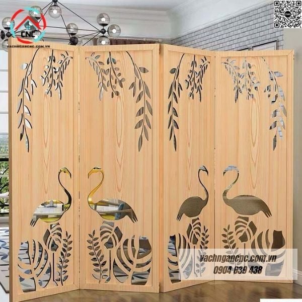 Bình phong gỗ công nghiệp- BP41