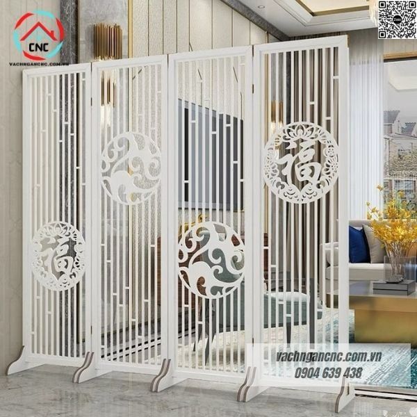 Bình phong di động có chân- BP39