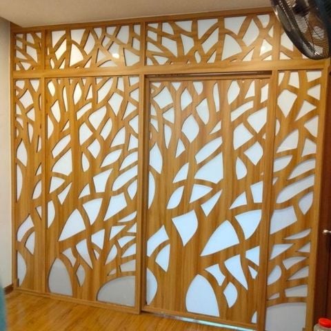  Mẫu vách ngăn phòng khách cnc -BK199 