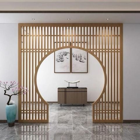  Vách ngăn cửa vòm phòng khách -BK195 