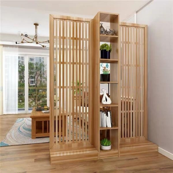 Vách ngăn tủ tivi trang trí phòng khách đẹp -BK193