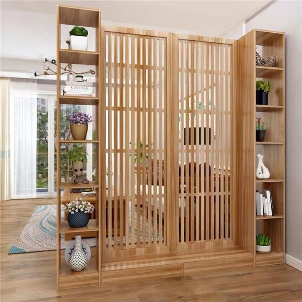 Vách ngăn tủ tivi trang trí phòng khách đẹp -BK193