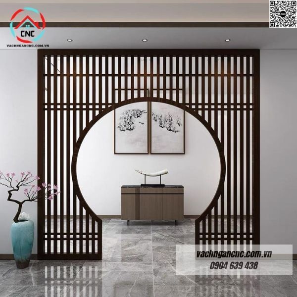 Vách ngăn cửa vòm phòng khách -BK195