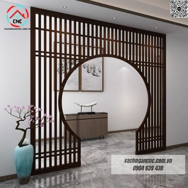 Vách ngăn cửa vòm phòng khách -BK195