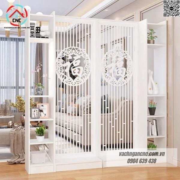 Tủ kệ kết hợp vách ngăn phòng khách -BK208