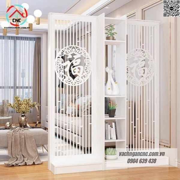 Tủ kệ kết hợp vách ngăn phòng khách -BK208
