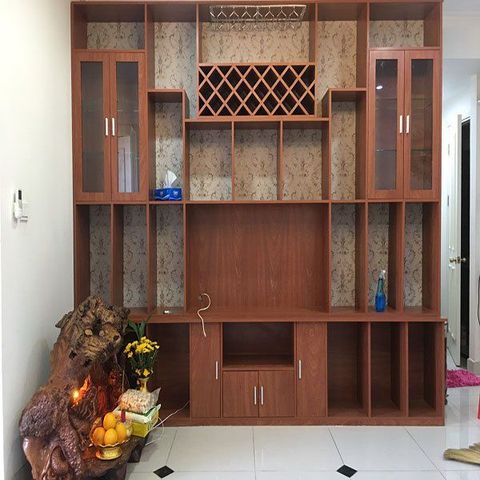  Tủ kệ gỗ trang trí phòng khách -TK31 