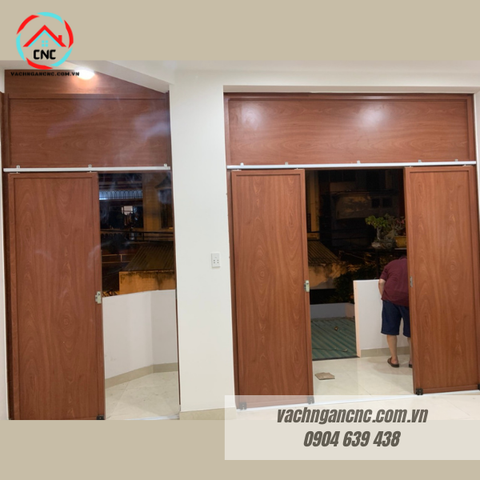  Vách ngăn cửa lùa cnc -MS34 