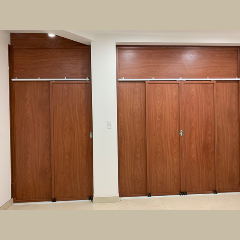  Vách ngăn cửa lùa cnc -MS34 