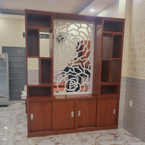  Tủ kệ gỗ trang trí phòng khách -TK35 