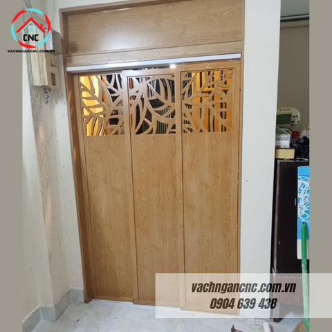  Vách ngăn cửa lùa cnc -MS35 