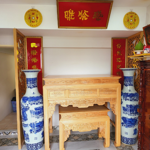  Vách Ngăn Phòng Thờ Gỗ MDF- PT151 