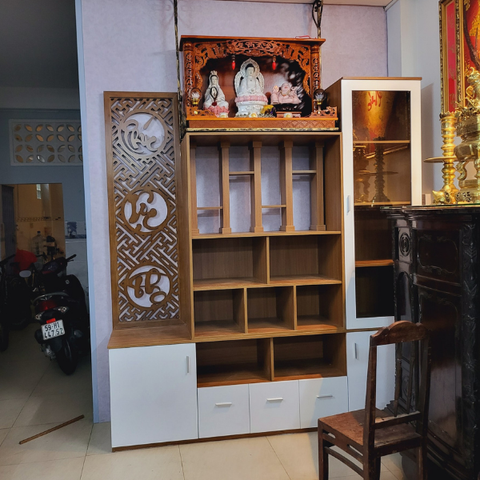  Tủ kệ gỗ trang trí phòng khách -TK46 