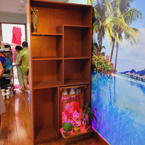  Tủ kệ gỗ trang trí phòng khách -TK47 