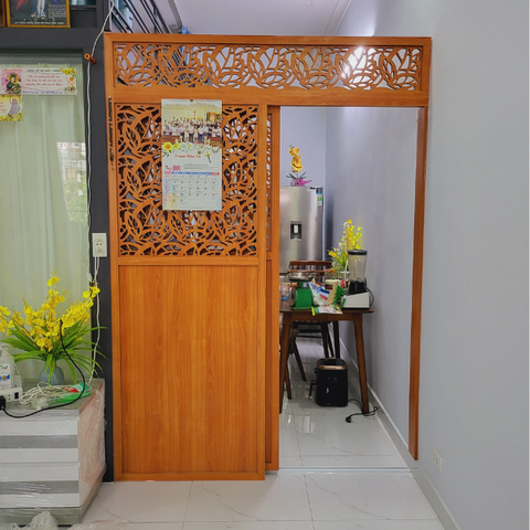  Vách ngăn cửa lùa cnc -MS31 