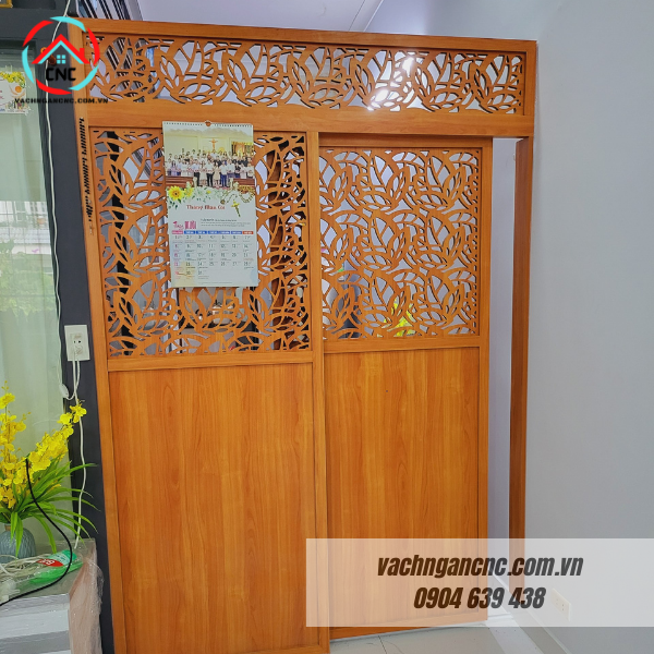 Vách ngăn cửa lùa cnc -MS31