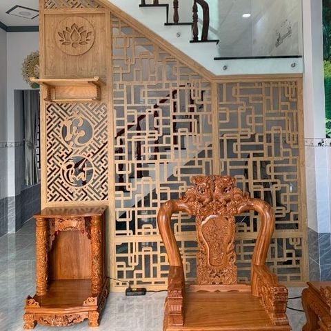  Vách ngăn cầu thang cnc- CT140 