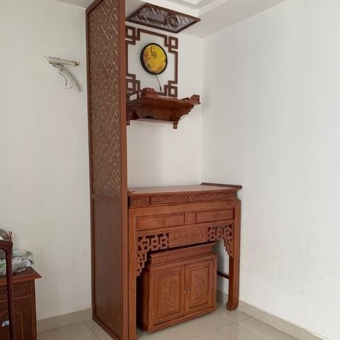  Vách Ngăn Phòng Thờ Gỗ MDF- PT155 