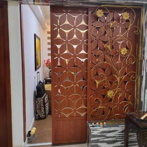  Vách ngăn cửa lùa cnc -MS26 