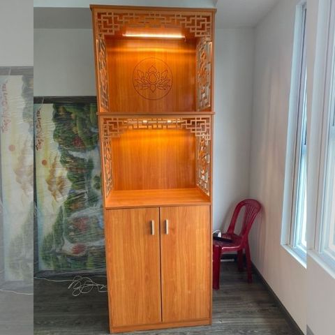  Tủ thờ 3 Tầng Gỗ MDF có cánh dưới - MS050 