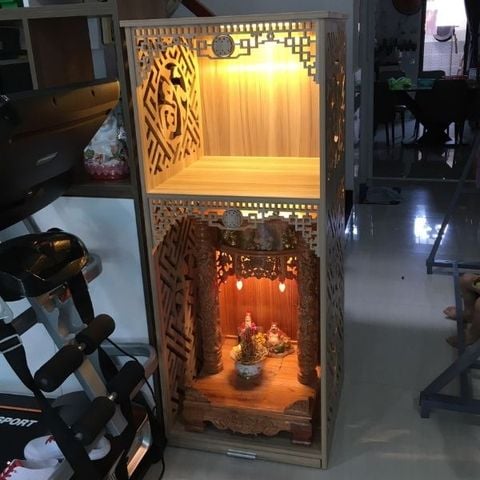  Tủ thờ 2 tầng MDF  - MS042 