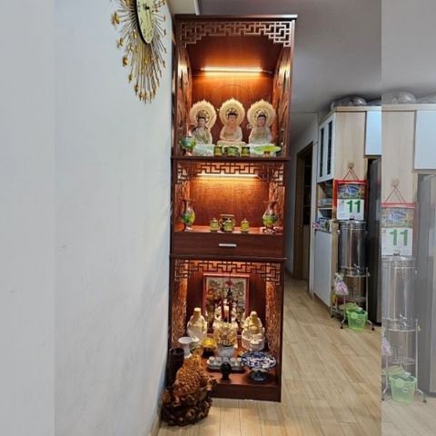  Tủ thờ 3 Tầng Gỗ MDF có ngăn kéo - MS047 