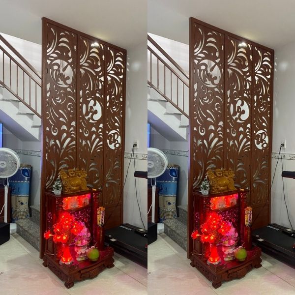 Vách ngăn sau bàn ông địa - VOD026