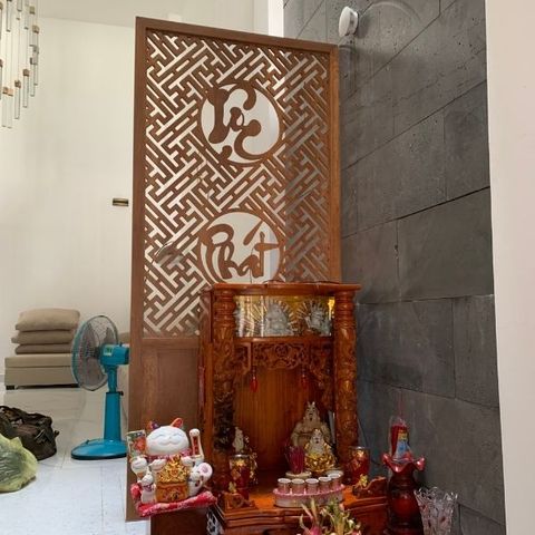  Vách chắn bàn Thần Tài chữ LỘC PHÁT - VOD009 