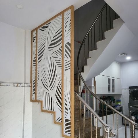  Vách ngăn cầu thang cnc- CT134 