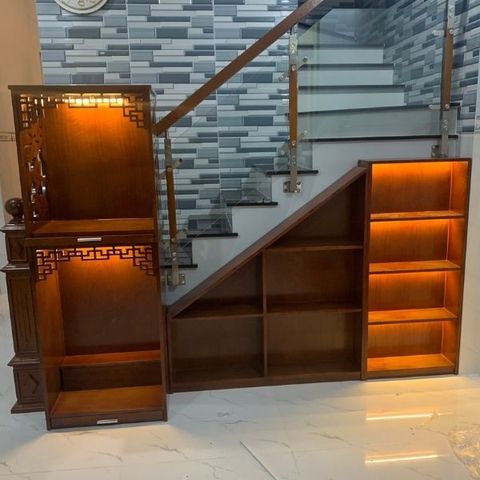  Tủ kệ gỗ trang trí phòng khách -TK48 