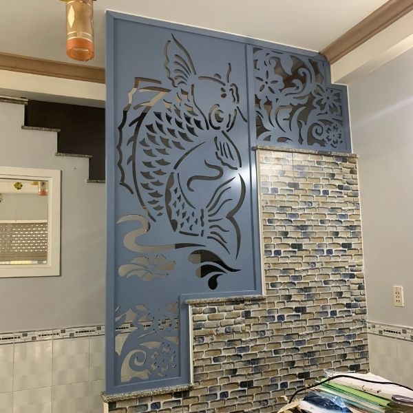 Vách ngăn cầu thang cnc- CT131