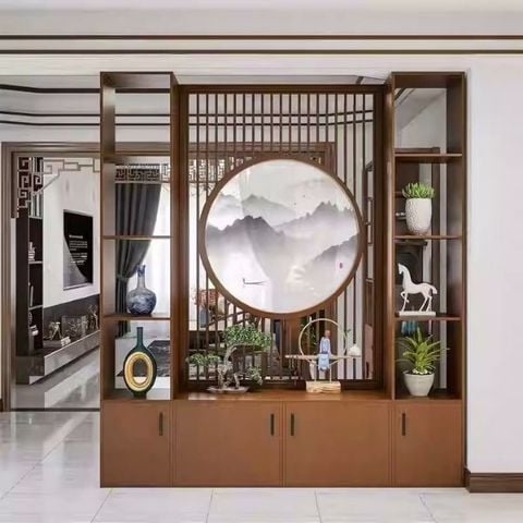  Tủ kệ gỗ trang trí phòng khách -TK36 