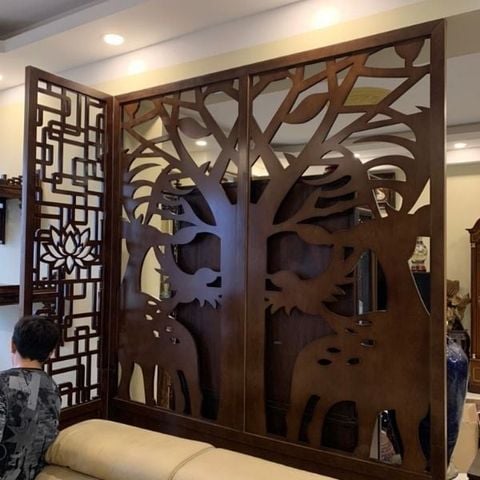  Vách ngăn phòng khách đẹp -BK185 