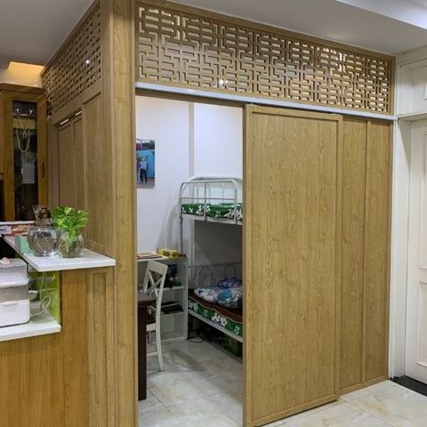  Vách ngăn cửa lùa cnc -MS27 