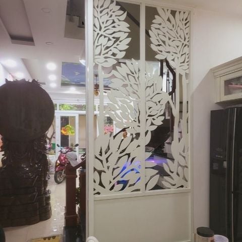  Vách ngăn cầu thang cnc- CT137 