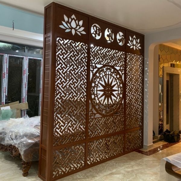 Vách Ngăn Phòng Thờ Gỗ MDF- PT187