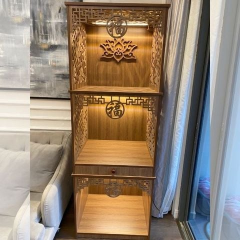  Tủ thờ 3 Tầng Gỗ MDF - MS044 