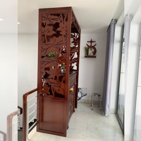  Vách Ngăn Phòng Thờ Gỗ MDF- PT170 