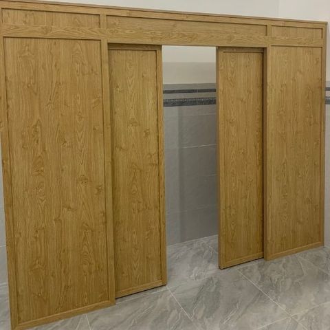  Vách ngăn cửa lùa cnc -MS28 