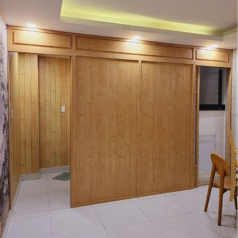  Vách ngăn cửa lùa cnc -MS38 